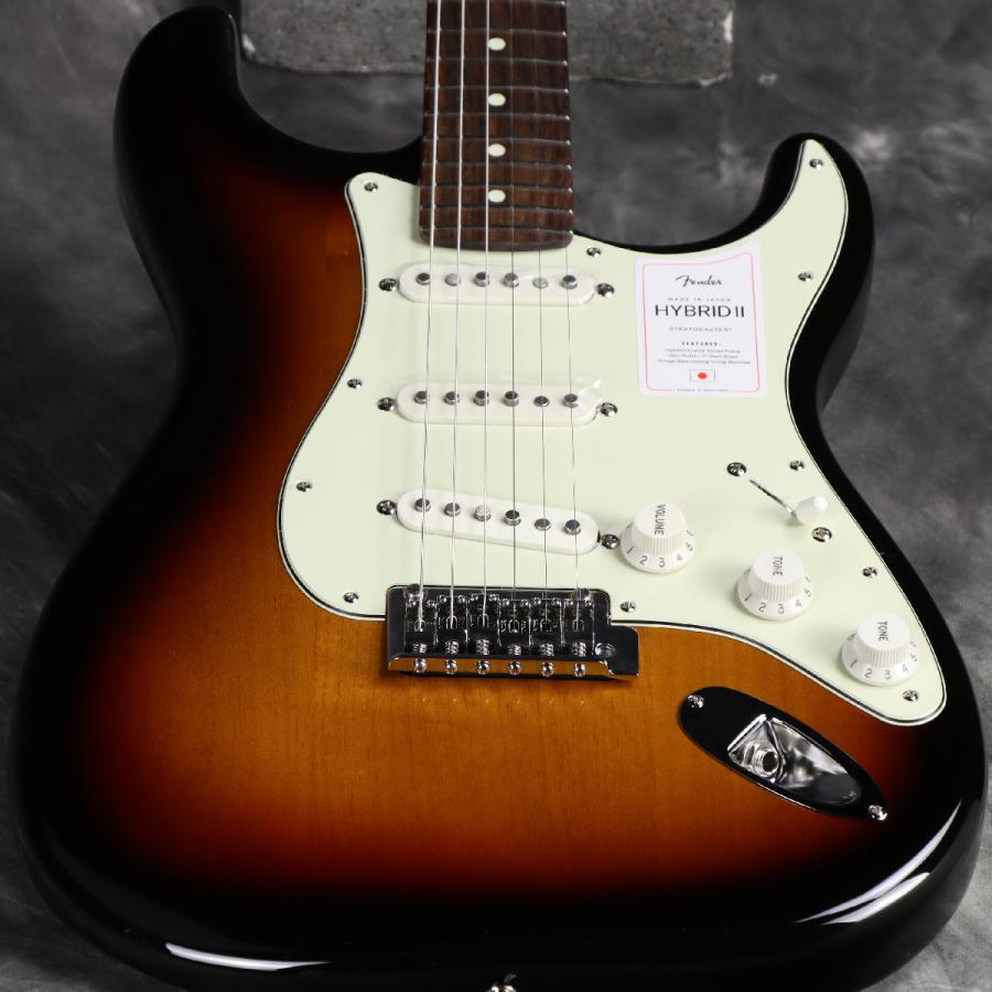 Fender / Made in Japan Hybrid II Stratocaster Rosewood Fingerboard 3-Color Sunburst フェンダー(3.52kg)(S/N JD25027839)(YRK)の画像