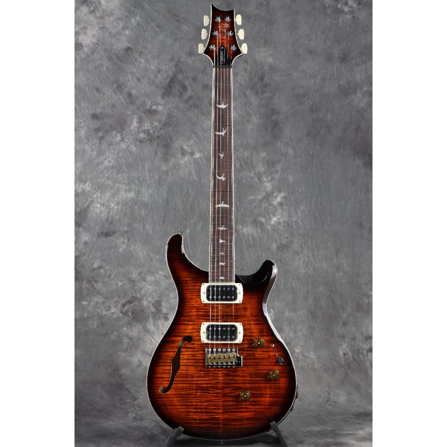 Paul Reed Smith / 2025 SE Custom24 Semi-Hollow Piezo Orange Tiger Smokeburst(OB) (3.23kg)(S/N CTIH058312)_2