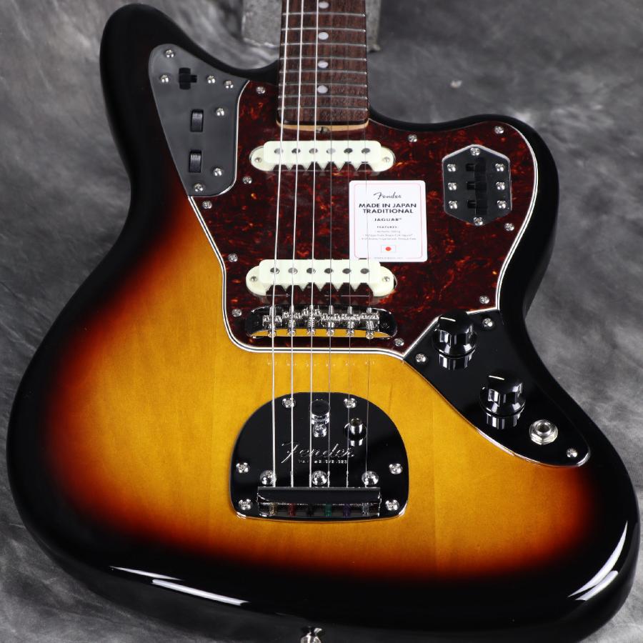 Fender / Made in Japan Traditional 60s Jaguar Rosewood Fingerboard 3-Color Sunburst フェンダー(3.9kg)(S/N JD25032740)(YRK)の画像