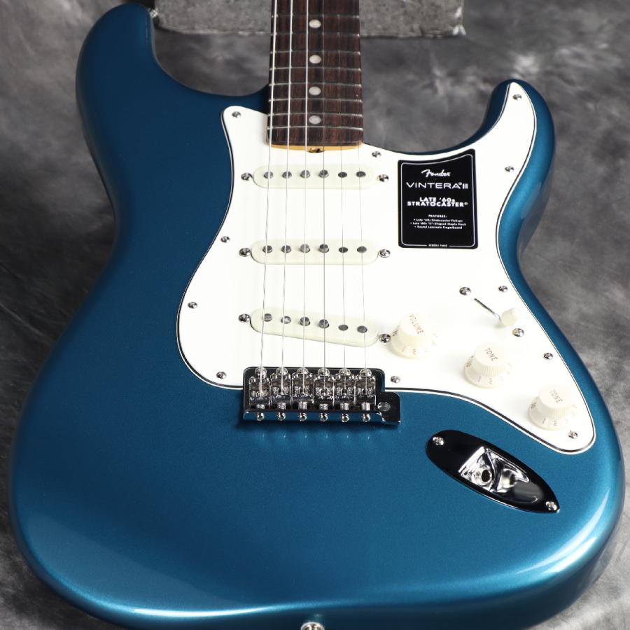 Fender / Vintera III Late '60s Stratocaster Rosewood Fingerboard Ocean Turquoise フェンダー(3.4kg)(S/N MX26004174)(YRK)_1
