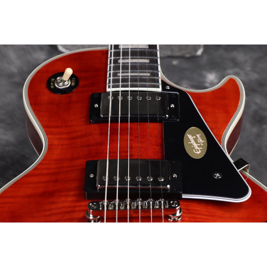 Epiphone / Inspired by Gibson Les Paul Custom Figured Transparent Red (アウトレット/未展示品)(4.09kg)(S/N 25091524099)(YRK)