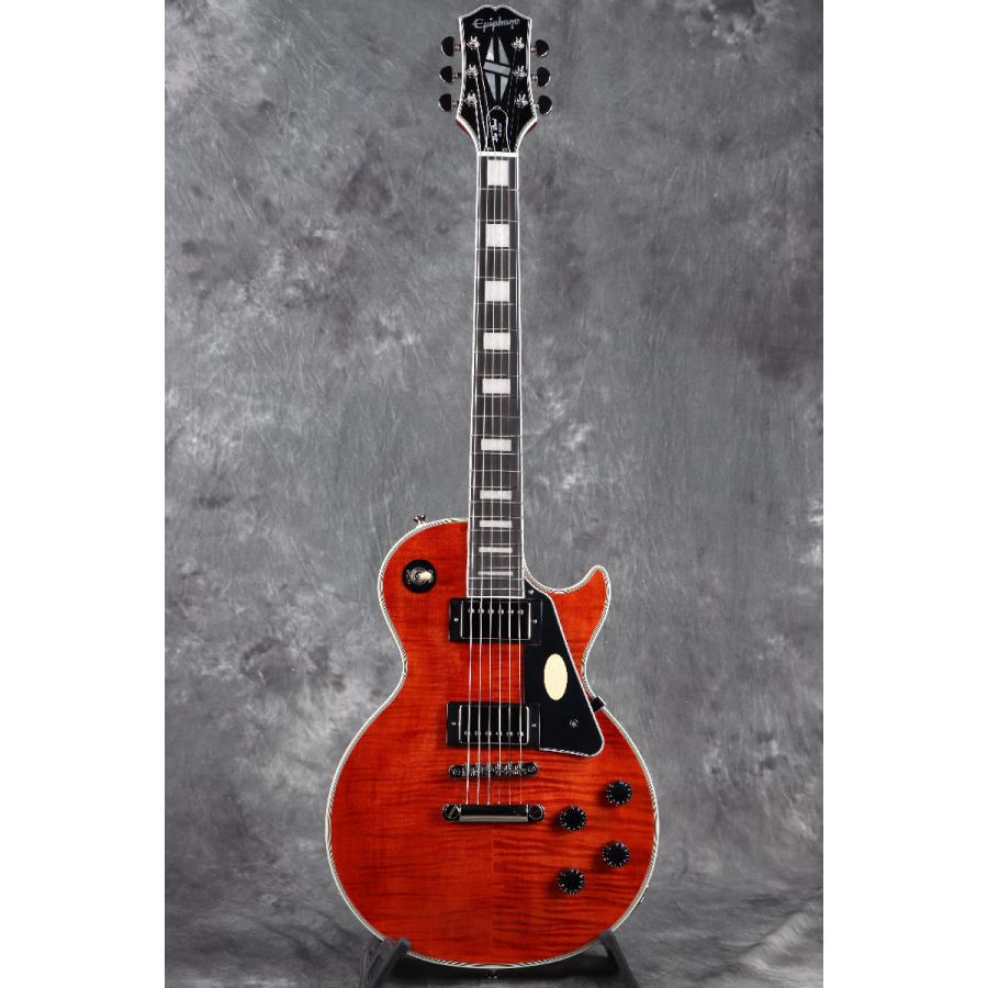 Epiphone / Inspired by Gibson Les Paul Custom Figured Transparent Red (アウトレット/未展示品)(4.09kg)(S/N 25091524099)(YRK)