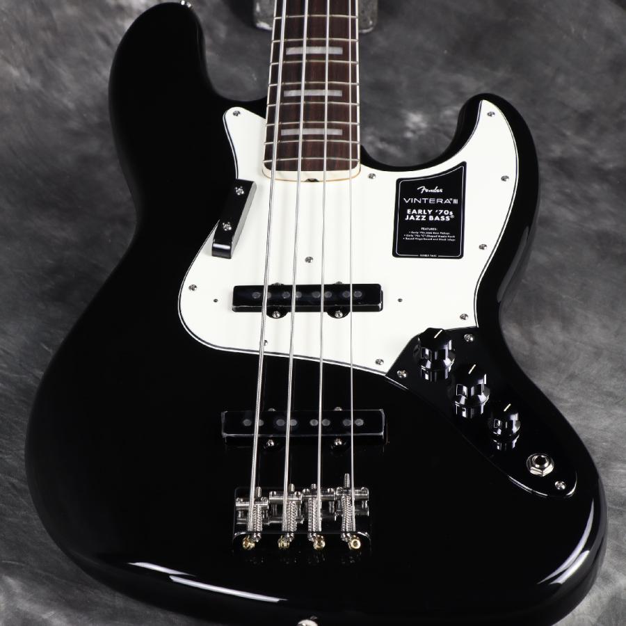 Fender / Vintera III Early '70s Jazz Bass Rosewood Fingerboard Black フェンダー(4.25kg)(S/N MX26011722)(YRK)