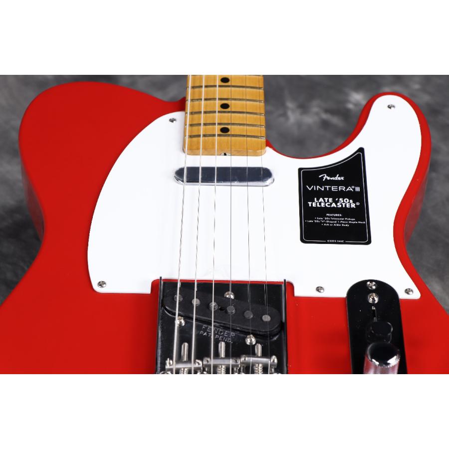 Fender / Vintera III Late '50s Telecaster Maple Fingerboard Dakota Red フェンダー(3.7kg)(S/N MX26001626)(YRK)_9