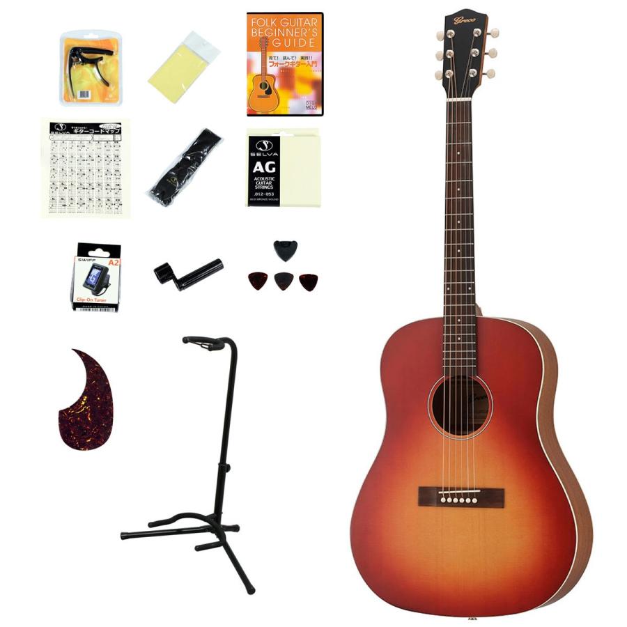 予約販売品 Greco Gaj 30p Csb Cherry Sunburst アコースティックギター14点入門セット グレコ フォークギター Gaj30p 新品特価 Webshop 日本製 Miamiconservatoryofmusic Com