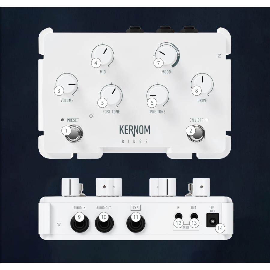 KERNOM カーナム / RIDGE リッジ オーバードライブ (国内正規品