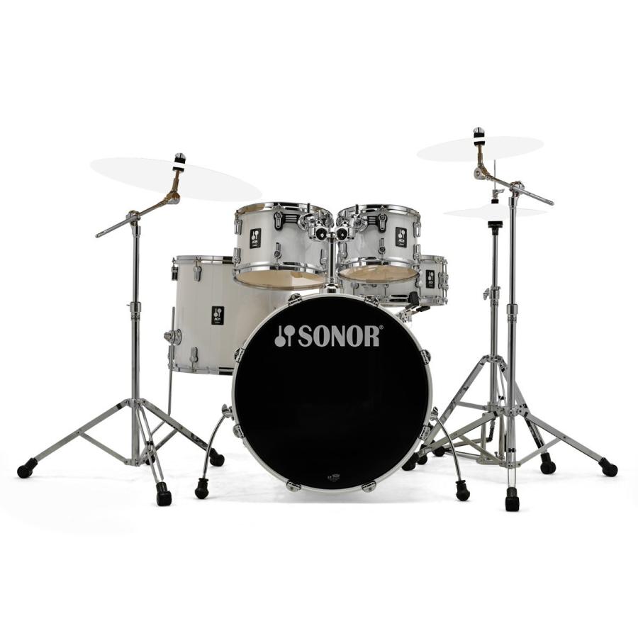 w*e様 ソナ−シグネチャーシリーズのバスドラム ソナー SONOR / SN-AQ1SG #PWピアノホワイト ドラムセット AQ1 Stage