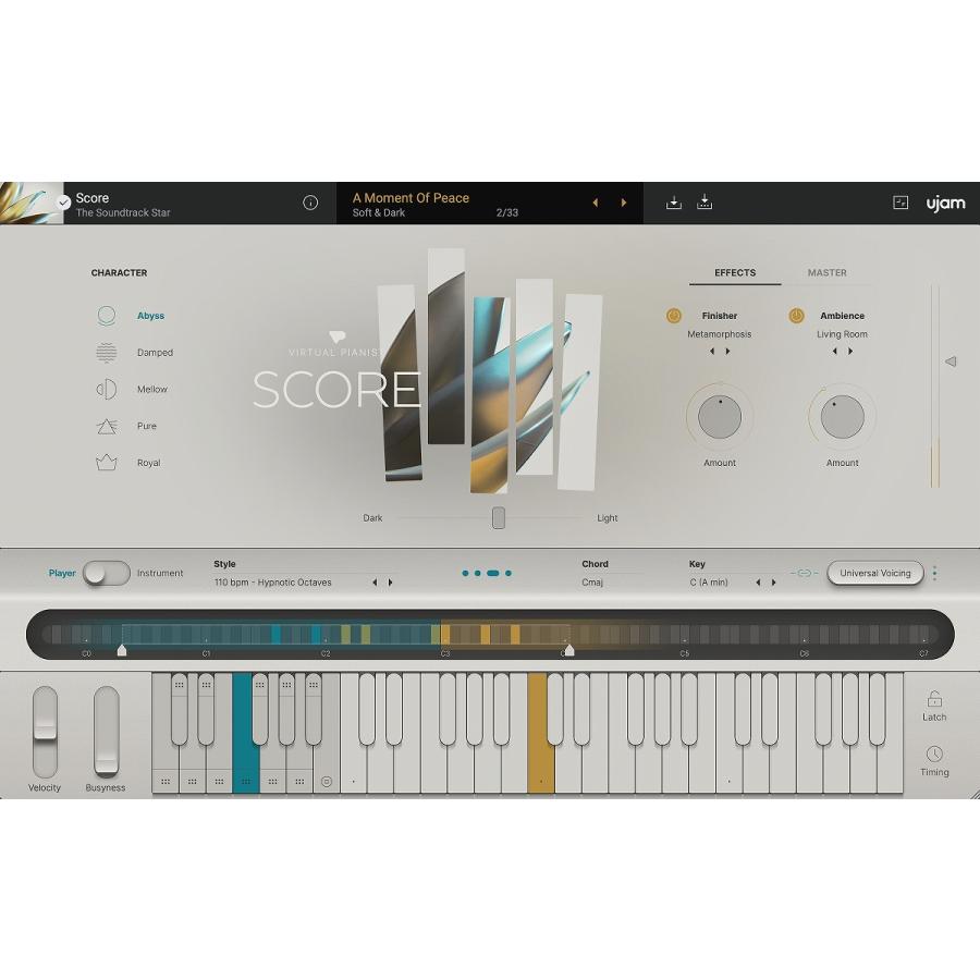 保証1年 UJAM / Virtual Pianist SCORE(ダウンロード版メール納品 代引不可)