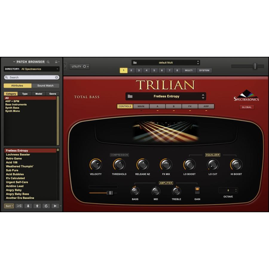 Spectrasonics スぺクトラソニックス / Trilian ベース音源(お取り寄せ
