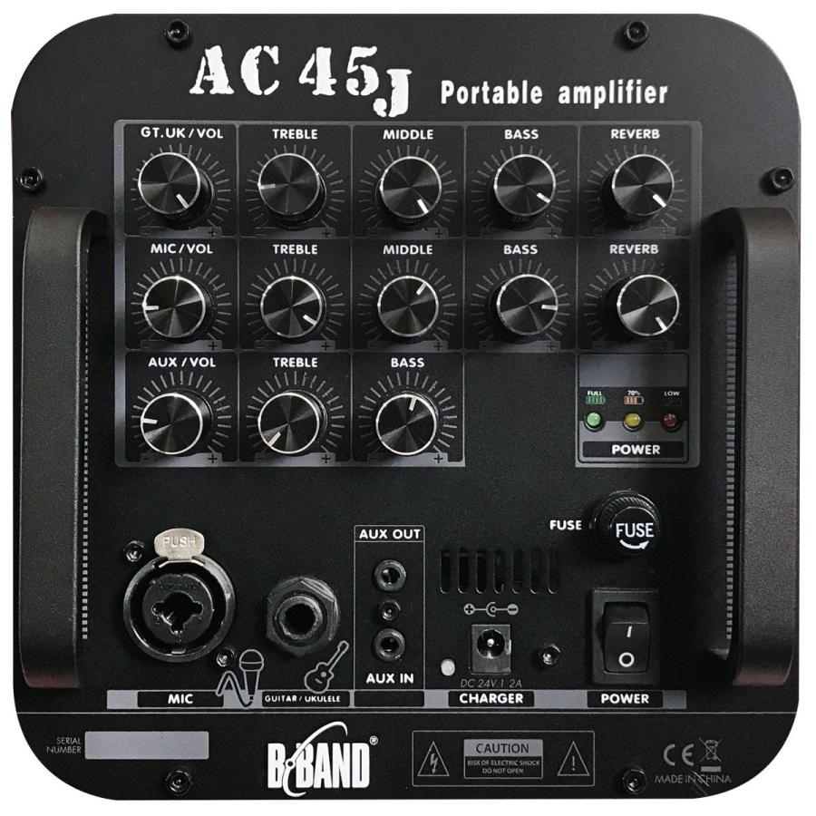 B-Band / AC45J Black Portable Acoustic Amplifier 充電式 ポータブル 