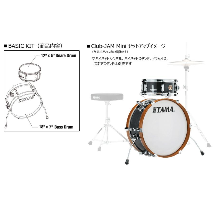 TAMA TAMA / LJK28S-CCM タマ Club-JAM Mini(チャコール・ミスト)(お 