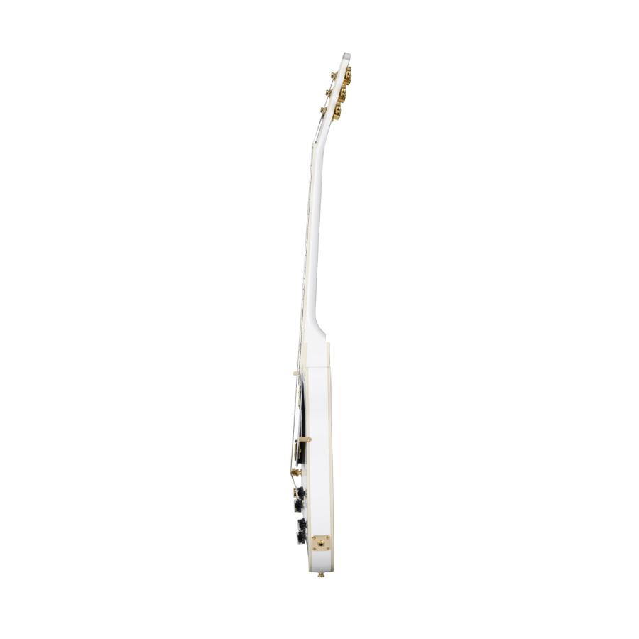 / Inspired by Gibson Les Paul Custom Alpine White エピフォン レス 【BigsbyBroadTron】 ポール カスタム(YRK)