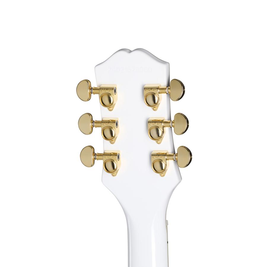 / Inspired by Gibson Les Paul Custom Alpine White エピフォン レス 【BigsbyBroadTron】 ポール カスタム(YRK)