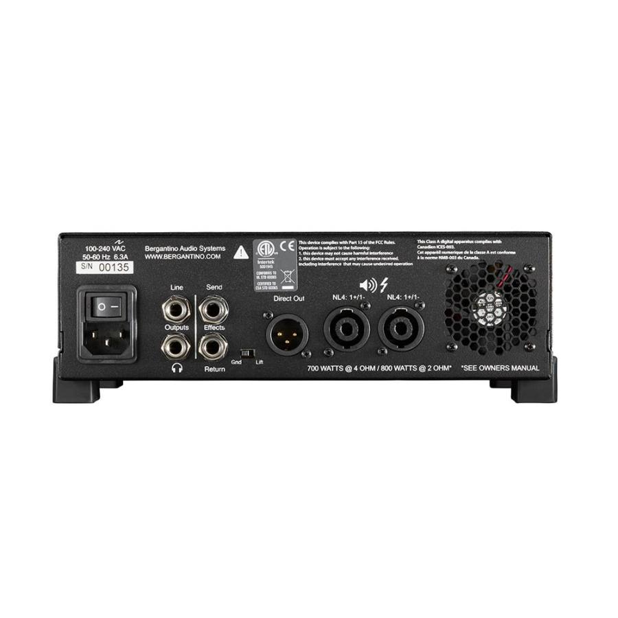 セール品)Bergantino / forte D Bass Amplifier ベースアンプヘッド