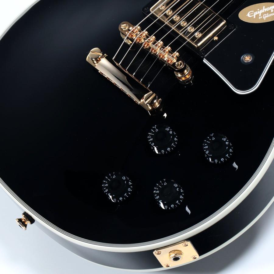 Epiphone / Inspired by Gibson Les Paul Custom Ebony レスポール  エピフォン エレキギター｜ishibashi｜10
