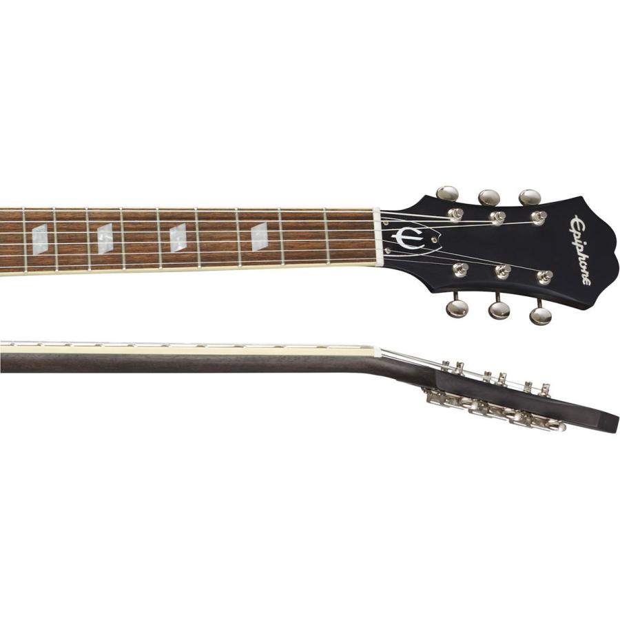 【新品弦張替済】Epiphone CASINO WORN ロック式ペグ ブラック 新品弦張替済】Epiphone CASINO WORN ロック式ペグ ブラック 新品弦張替