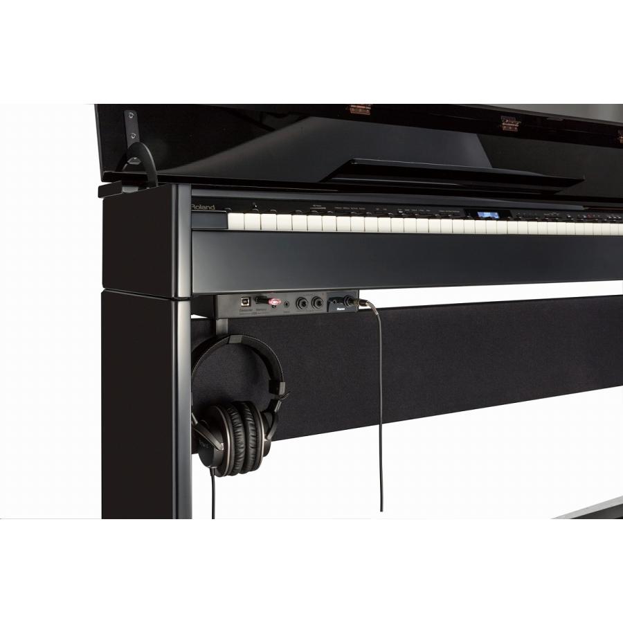 (全国組立設置無料)Roland / DP603 PES 黒塗鏡面艶出し塗装仕上げ (DP-603)(代引き不可)(YRK)(PTNB)(納期別途ご案内)の画像