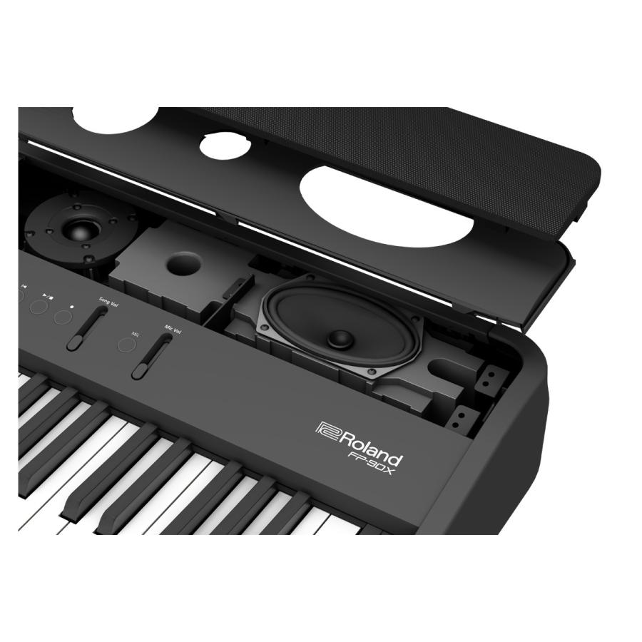 Roland ローランド / FP-90X-BK ブラック スピーカー内蔵ポータブル・ピアノの画像