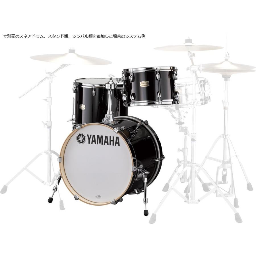 YAMAHA Bop-Kit SBP8F3RB ステージカスタム ドラムシェルキット 18BD 3点セット RBレーベンブラック(お取り寄せ商品)(YRK)｜ishibashi｜03