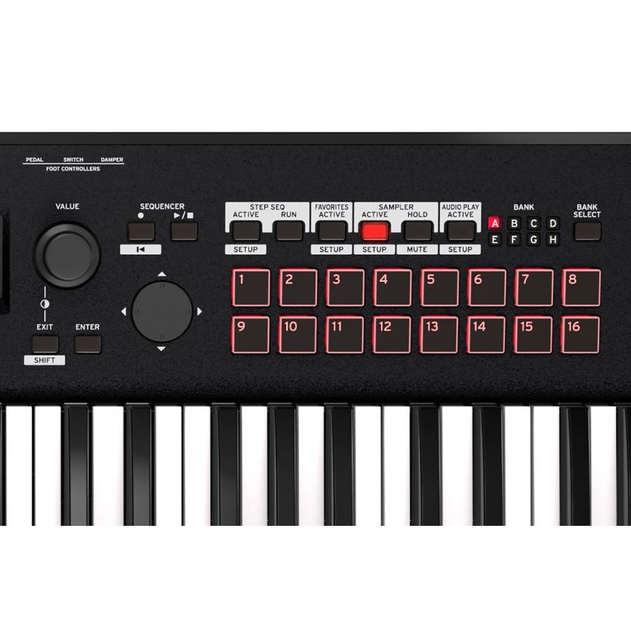 KORG KROSS2-61-MBワークステーションシンセサイザー KORG KROSS2-61 MB (Super Matte Black) 61鍵盤 シンセサイザー コルグ