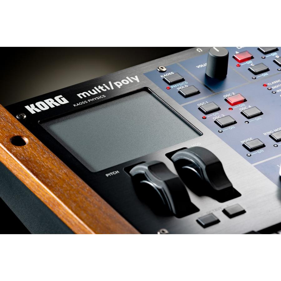 【ほぼ未使用品】KORG MULTIPOLY アナログ・モデリングシンセサイザー Mono/Poly V2 for Mac/Win - 4VCO SYNTHESIZER | KORG (Japan)