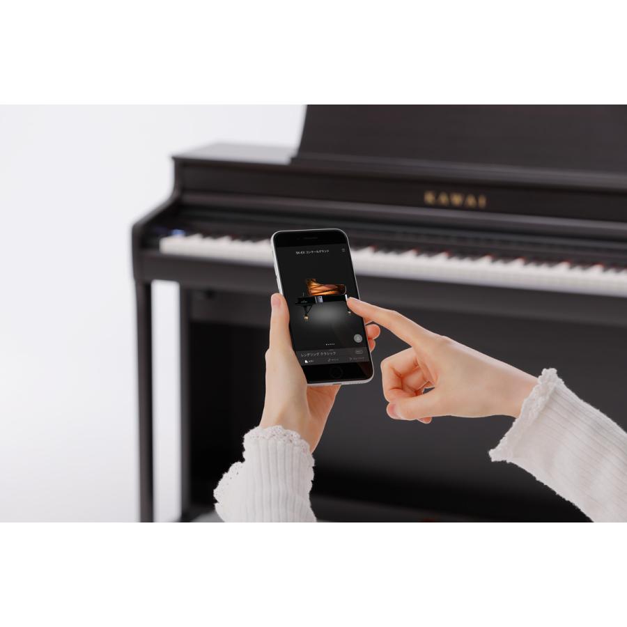 (全国組立設置無料)KAWAI / CA501MW モカウォルナット調 電子ピアノ(レッスン+ケアSETプレゼント)(代引不可)の画像