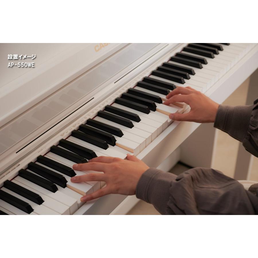(全国組立設置無料)CASIO / AP-550BK ブラックウッド調 電子ピアノ(レッスン+ケアSETプレゼント)(代引不可)(メーカー3年保証)(YRK)(PTNB)｜ishibashi｜09