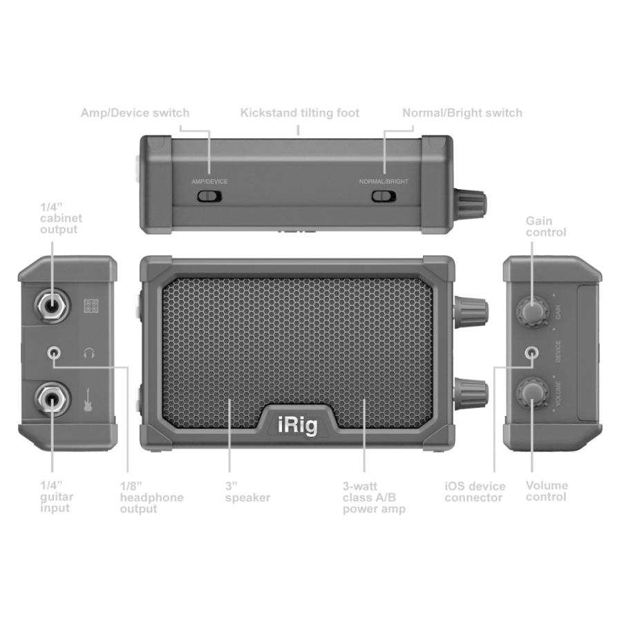 IK Multimedia / iRig Nano Amp (電池駆動小型ギターアンプ) アイリグ ナノアンプ｜ishibashi｜03