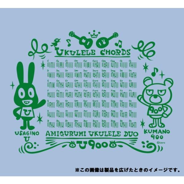 aNueNue アヌエヌエ / U900 UKULELE CHORD CLOTH LBL ウクレレコード