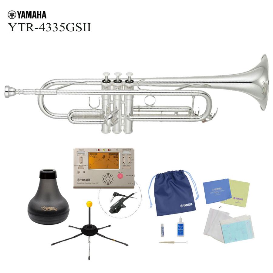 YAMAHA / YTR-4335GSII ヤマハ トランペット 銀メッキ仕上 (厳選アクセサリーセット)(出荷前検品)(5年保証)(安心アフターサポート対象)(YRK)｜ishibashi