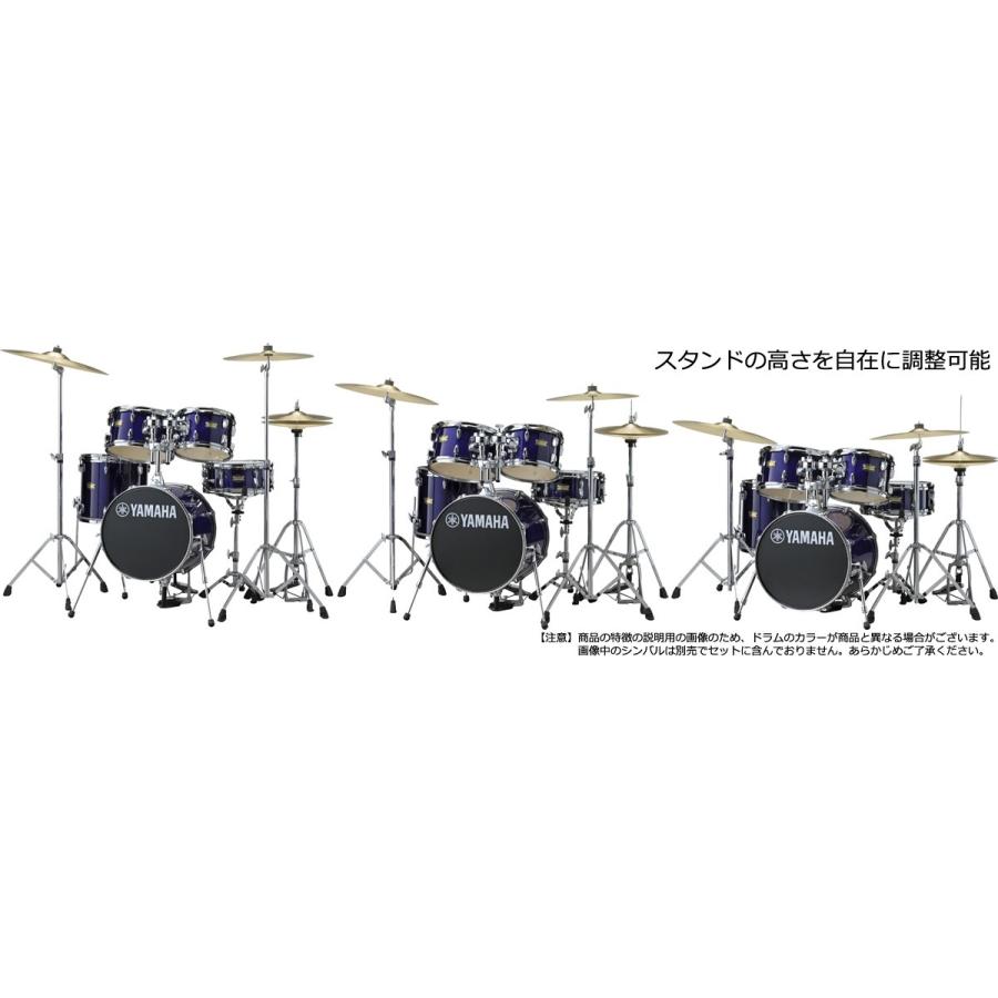 YAMAHA ドラムセット JK6F5DV + HWJK ヤマハ ジュニアキット スタンド類/フットペダル一括セット DPVディープバイオレット(お取り寄せ商品)(YRK)｜ishibashi｜02