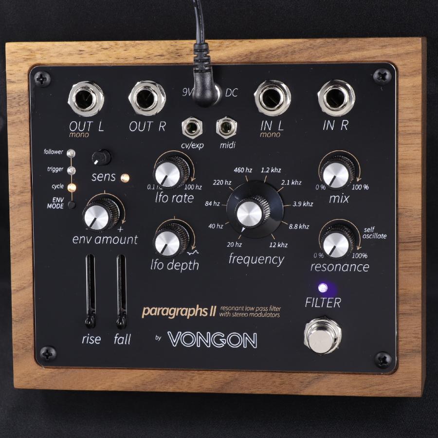 VONGON / Paragraphs II Resonant Low Pass Filter with Stereo