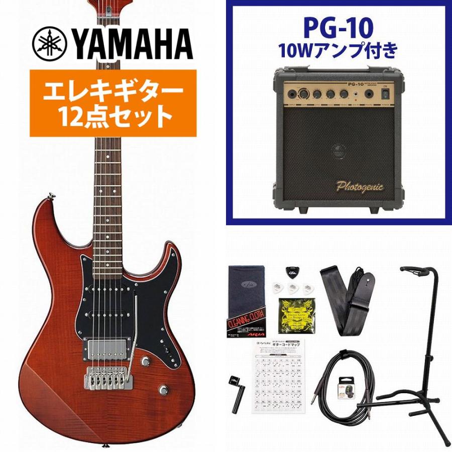 YAMAHA / Pacifica 612 VII FM RTB Root BeerPhotogenic PG-10アンプ 
