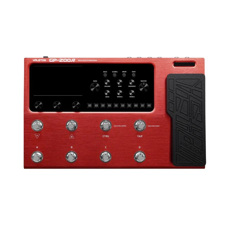 購入特典有り)Valeton / GP-200R マルチエフェクター レッドバージョン