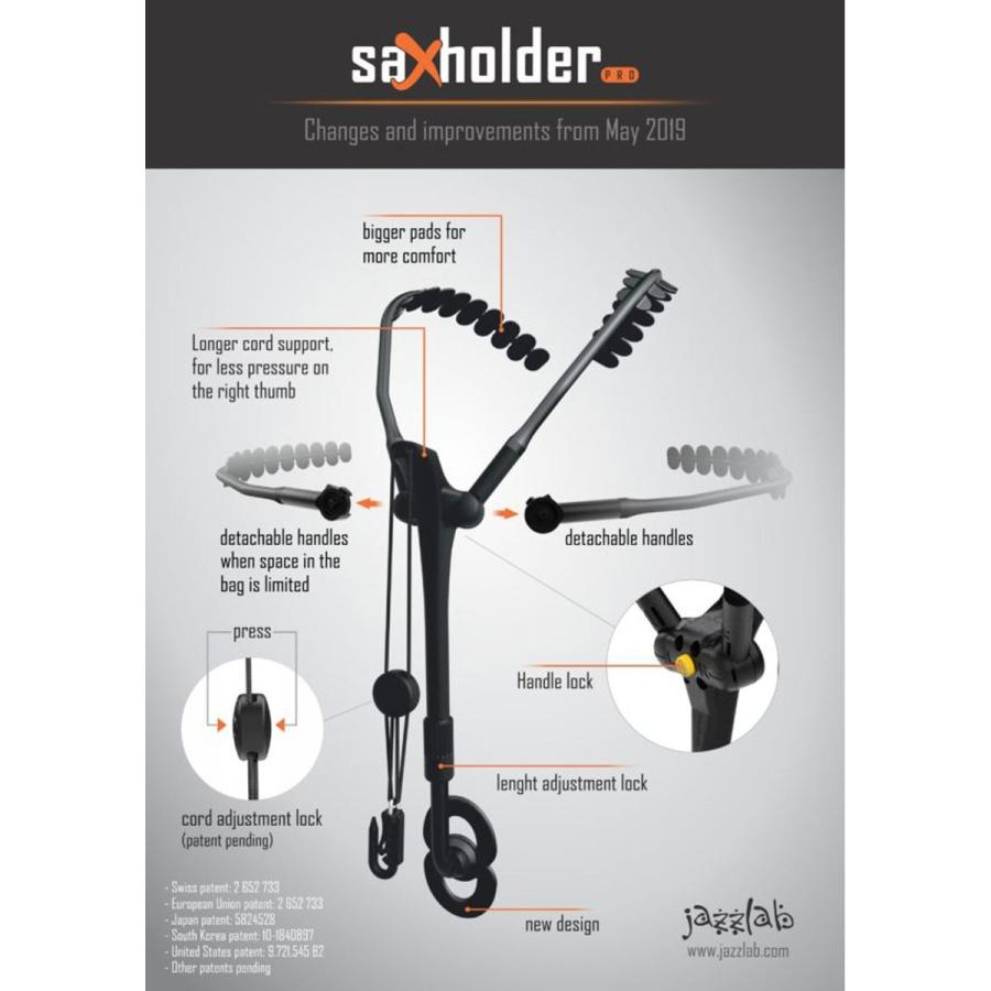 jazzlab / saxholder PRO サックスホルダー・プロ 新発想「首に掛け 