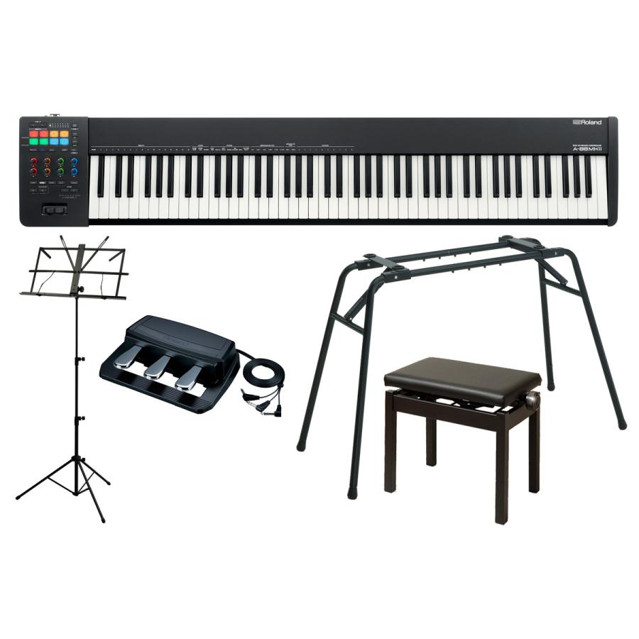 Roland ローランド / A-88MK2(オプションセット！)88鍵盤MIDIコントローラー(YRK)