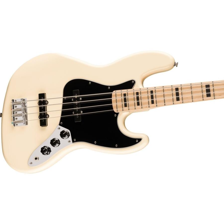 Squier by Fender / Affinity Active Jazz Bass Maple FB Black PG Olympic White VOXヘッドホンアンプ(Amplug Bass 3)付属エレキベース初心者セットR(YRK)_7
