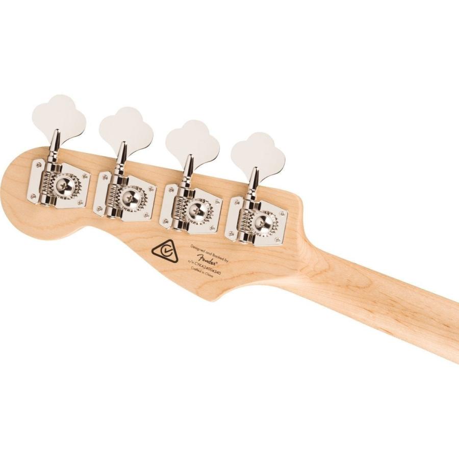 Squier by Fender / Affinity Active Jazz Bass Maple FB Black PG Olympic White VOXヘッドホンアンプ(Amplug Bass 3)付属エレキベース初心者セットR(YRK)_9