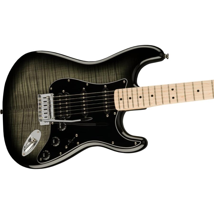 Squier / Affinity Series Stratocaster FMT HSS Maple Fingerboard BlackPickguard BlackBurst  録音＆セッションで上達！Fender Link I/O付き13点セット(YRK)の画像
