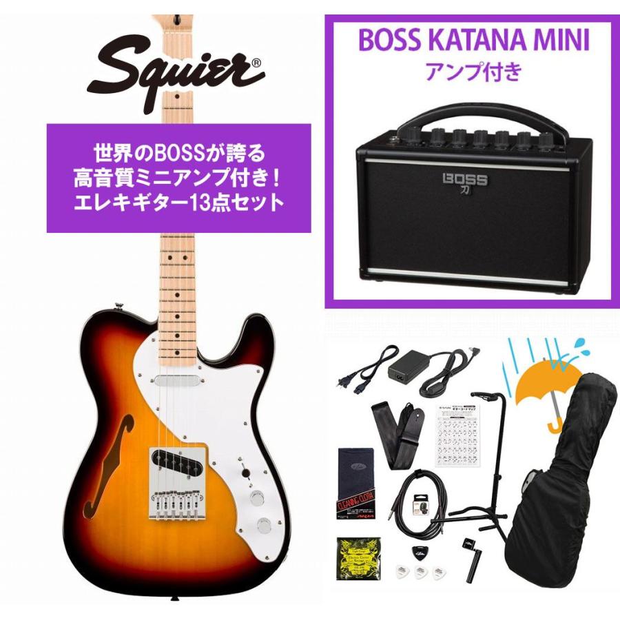 Squier by Fender / Affinity Series Telecaster Thinline Maple