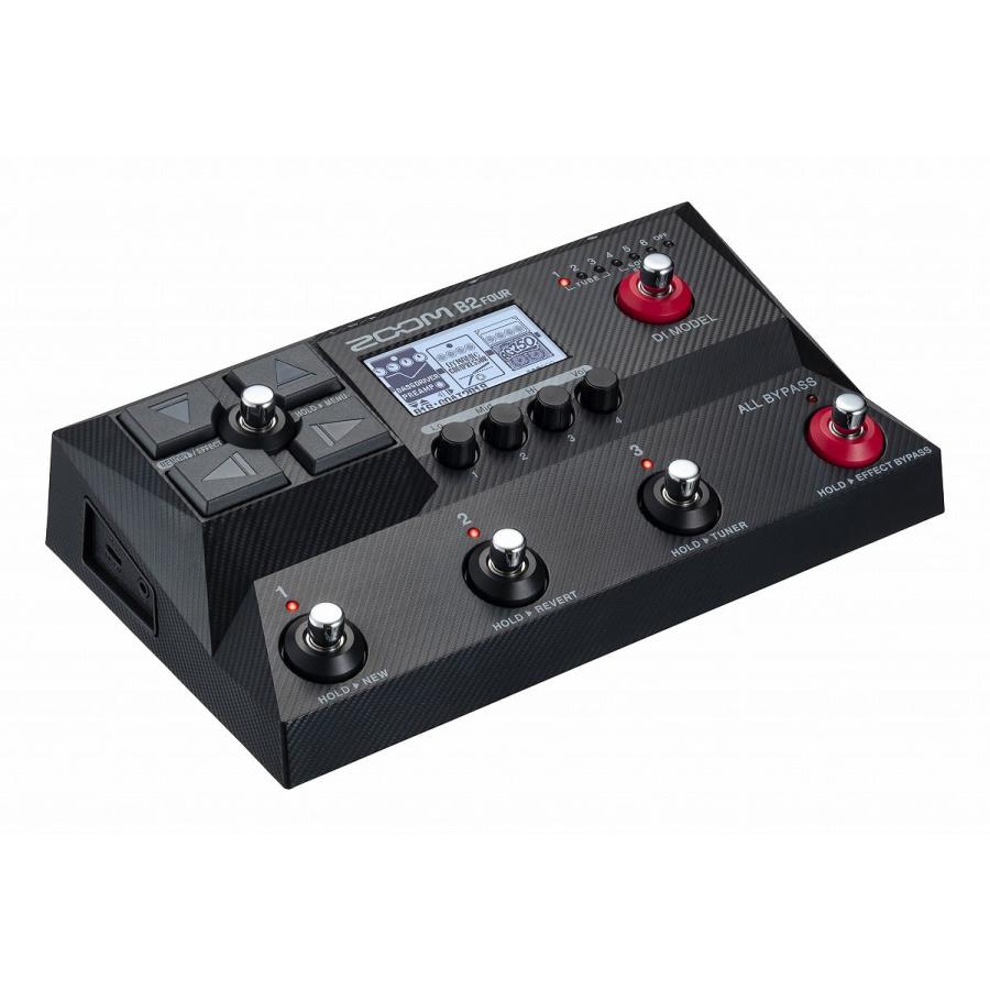 ZOOM / B2 FOUR Effects \u0026 Amp Emulator[ZOOM x イシバシ コラボーレーションセット] ズーム ベース用 マルチエフェクターセットの画像