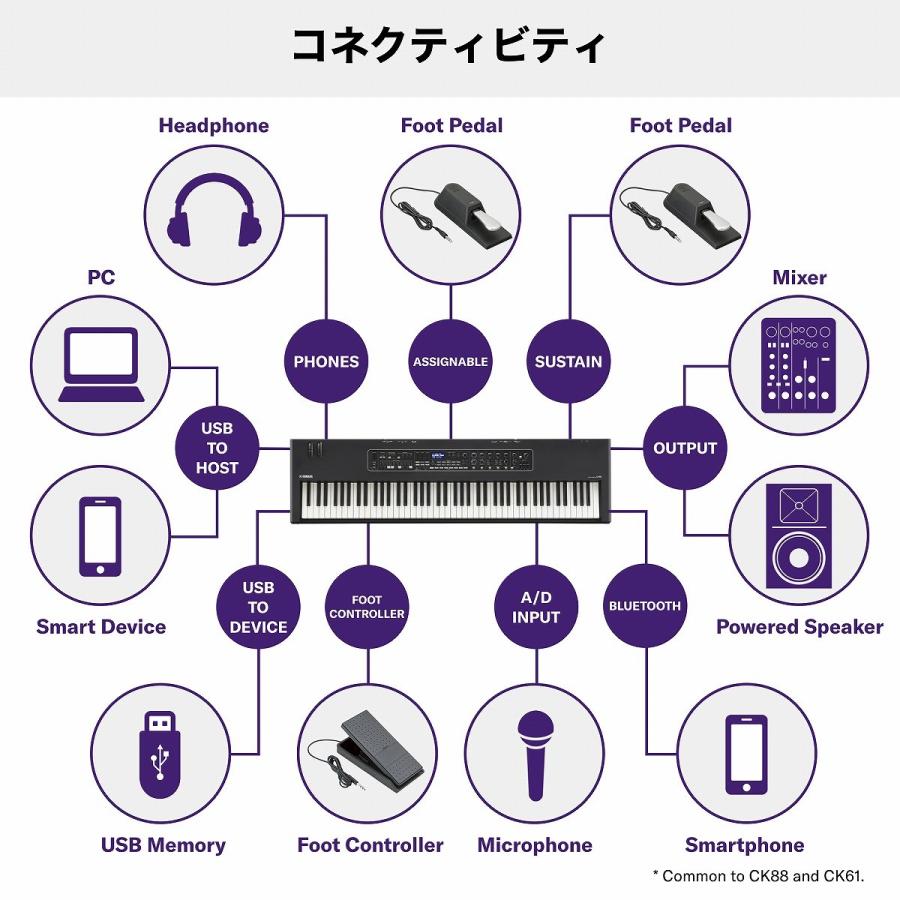 YAMAHA（ヤマハ） ヤマハ / CK61 (専用ケース+フットスイッチ(FC5