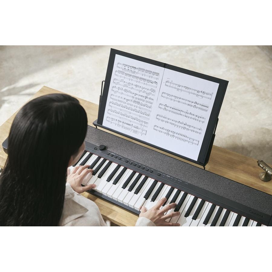 美品　CASIO カシオトーン CT-S1-76BK　キーボード 76鍵　ペダル Casio CT-S1-76BK(ブラック)Casiotone 76鍵盤キーボード[ペダル