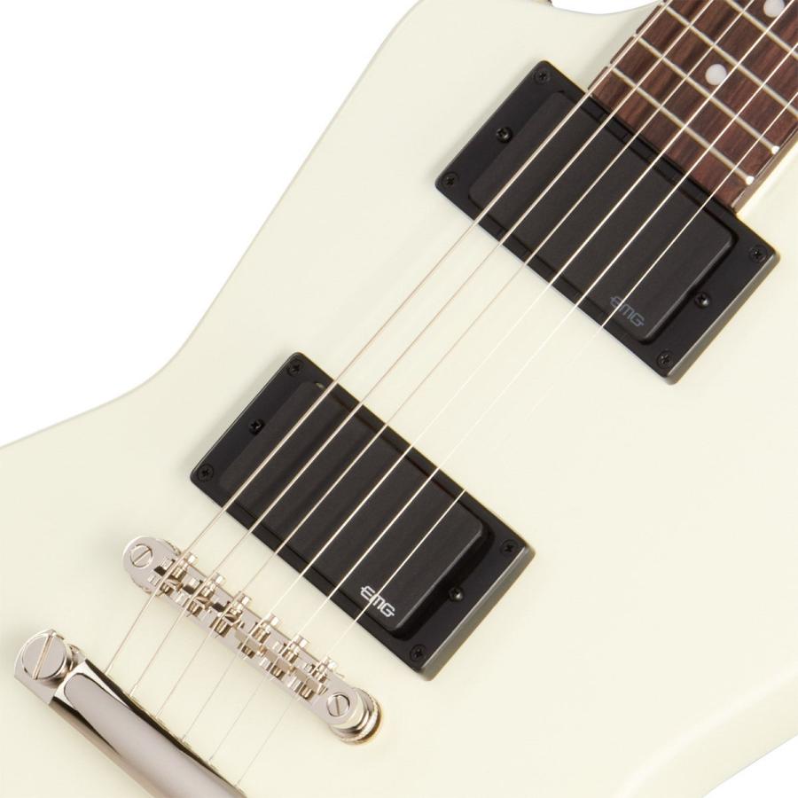 ブランド登録なし - Epiphone / Inspired by Gibson Explorer 80s EMG Classic White エピフォン KATANA MINI アンプリファイアー付き添い人13点仕かける！(YRK)
