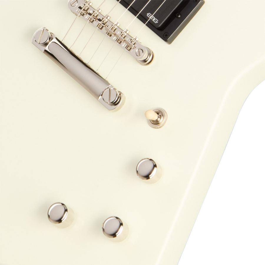 ブランド登録なし - Epiphone / Inspired by Gibson Explorer 80s EMG Classic White エピフォン KATANA MINI アンプリファイアー付き添い人13点仕かける！(YRK)