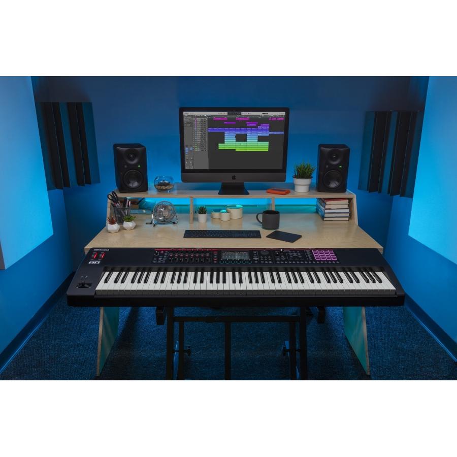 Roland Fantom-08 88鍵 専用ケース、ペダル付き Roland FANTOM-08 鍵盤堂プレミアム・セット【オヤイデケーブル・AKG