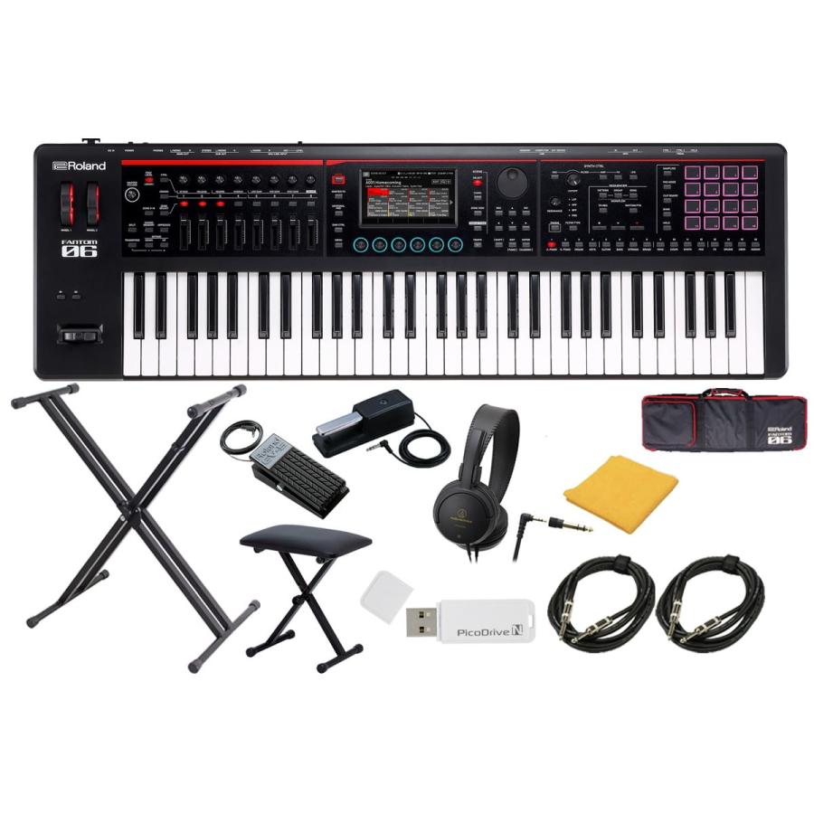 Roland/FANTOM-06(コンプリートセット)61鍵 多用途シンセサイザー(純正キャリングケースプレゼント)(YRK) | ローランド