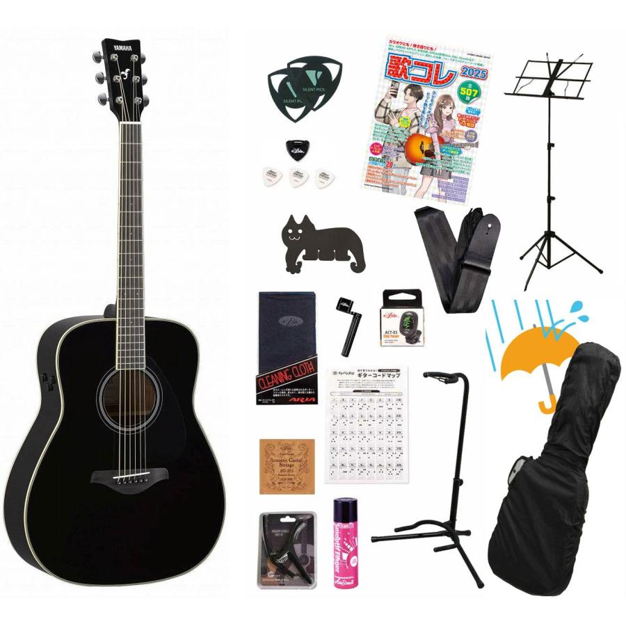 YAMAHA / FG-TA Black (BL) (Trans Acoustic) FGTA アコギ