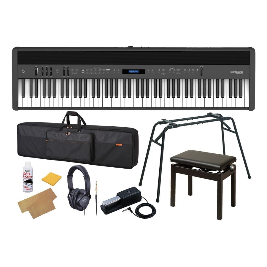 Roland ローランド / FP-60X BK(数量限定 CB-B88V2 コンプリートセット！)ブラック 電子ピアノ(FP60X)(YRK)