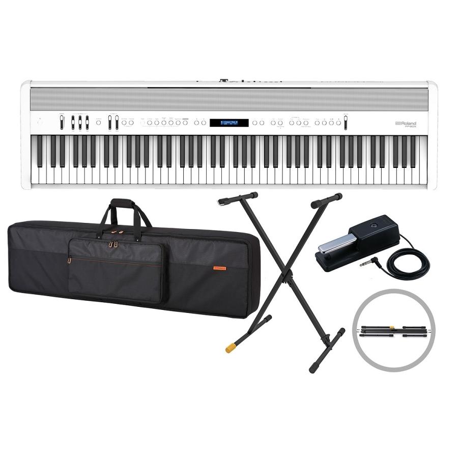Roland ローランド / FP-60X WH(純正ケースカバー CB-B88V2 ＋ X 
